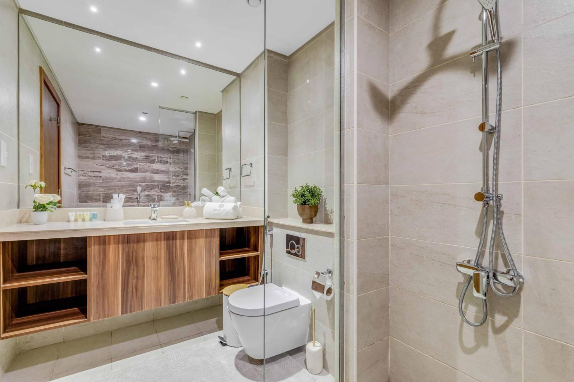 דובאי Luxury Azizi Mina Beachfront Apartments מראה חיצוני תמונה