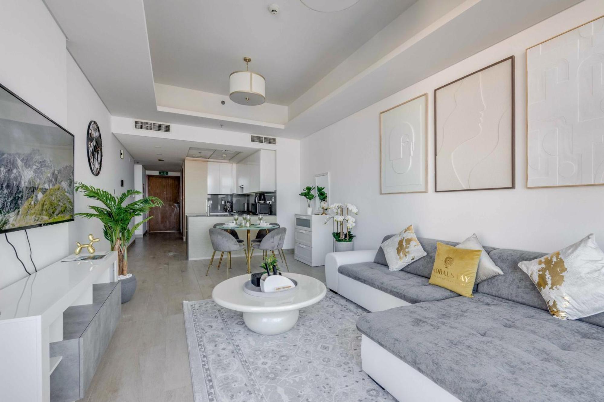 דובאי Luxury Azizi Mina Beachfront Apartments מראה חיצוני תמונה