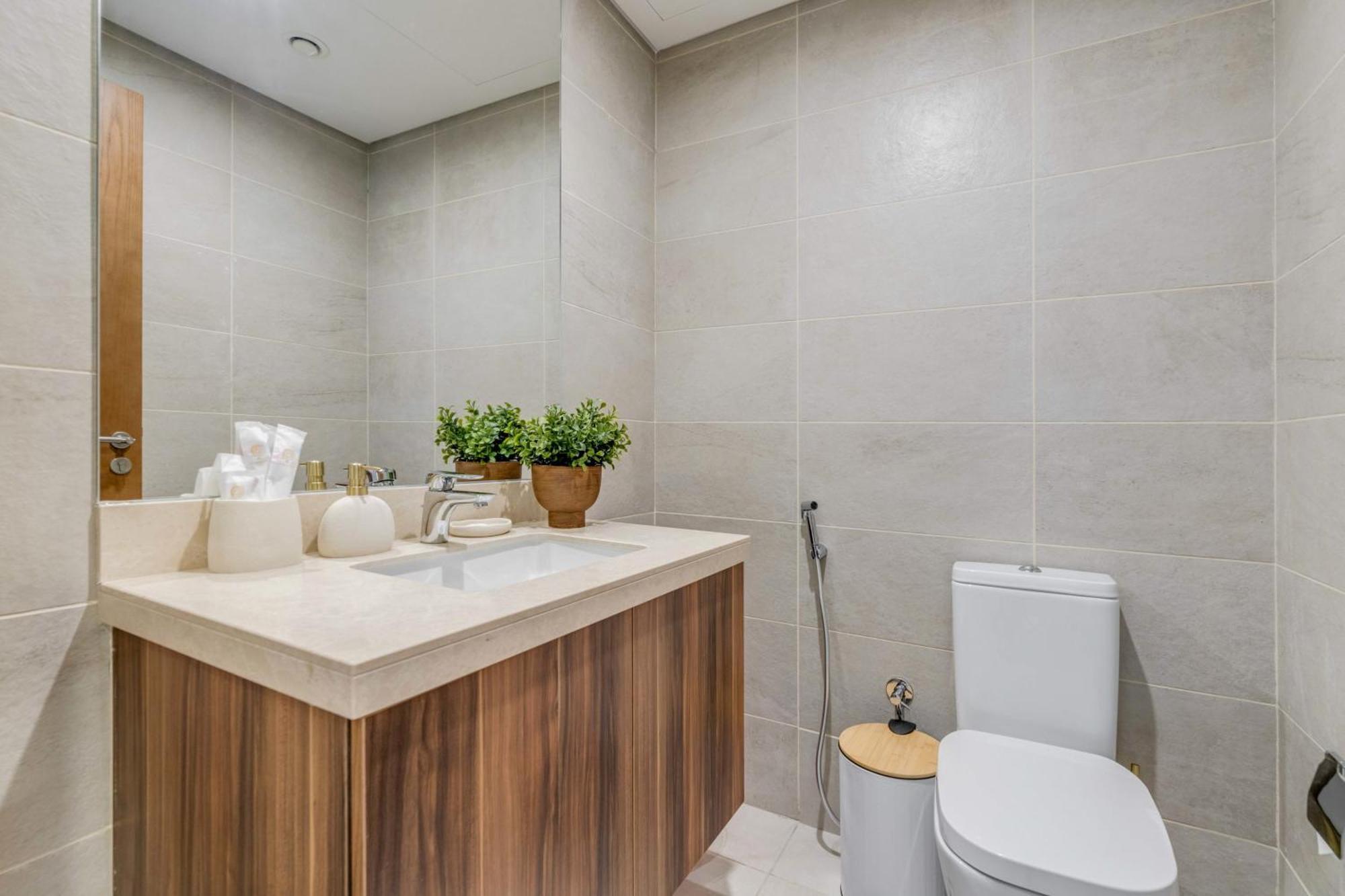 דובאי Luxury Azizi Mina Beachfront Apartments מראה חיצוני תמונה