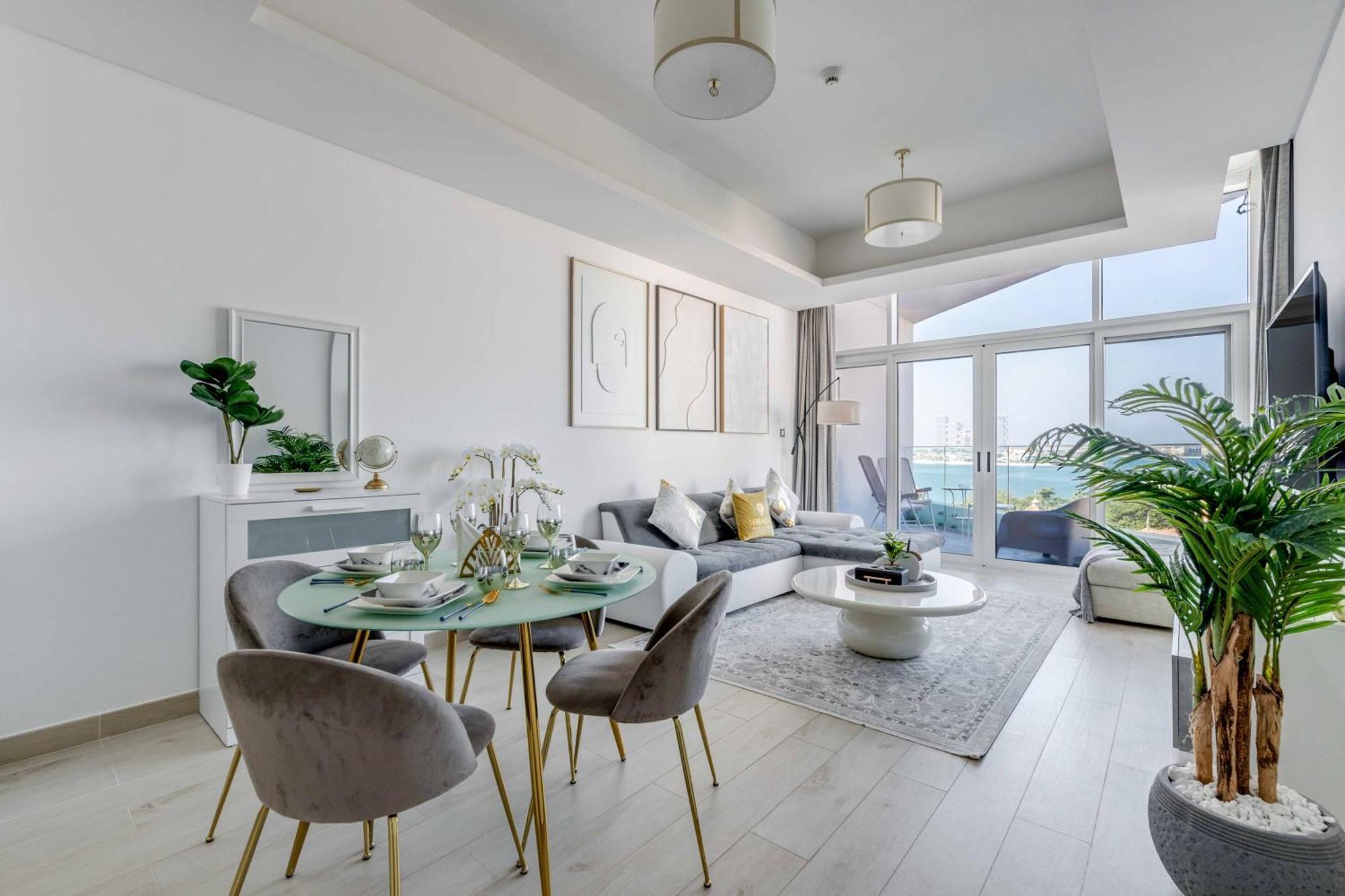 דובאי Luxury Azizi Mina Beachfront Apartments מראה חיצוני תמונה