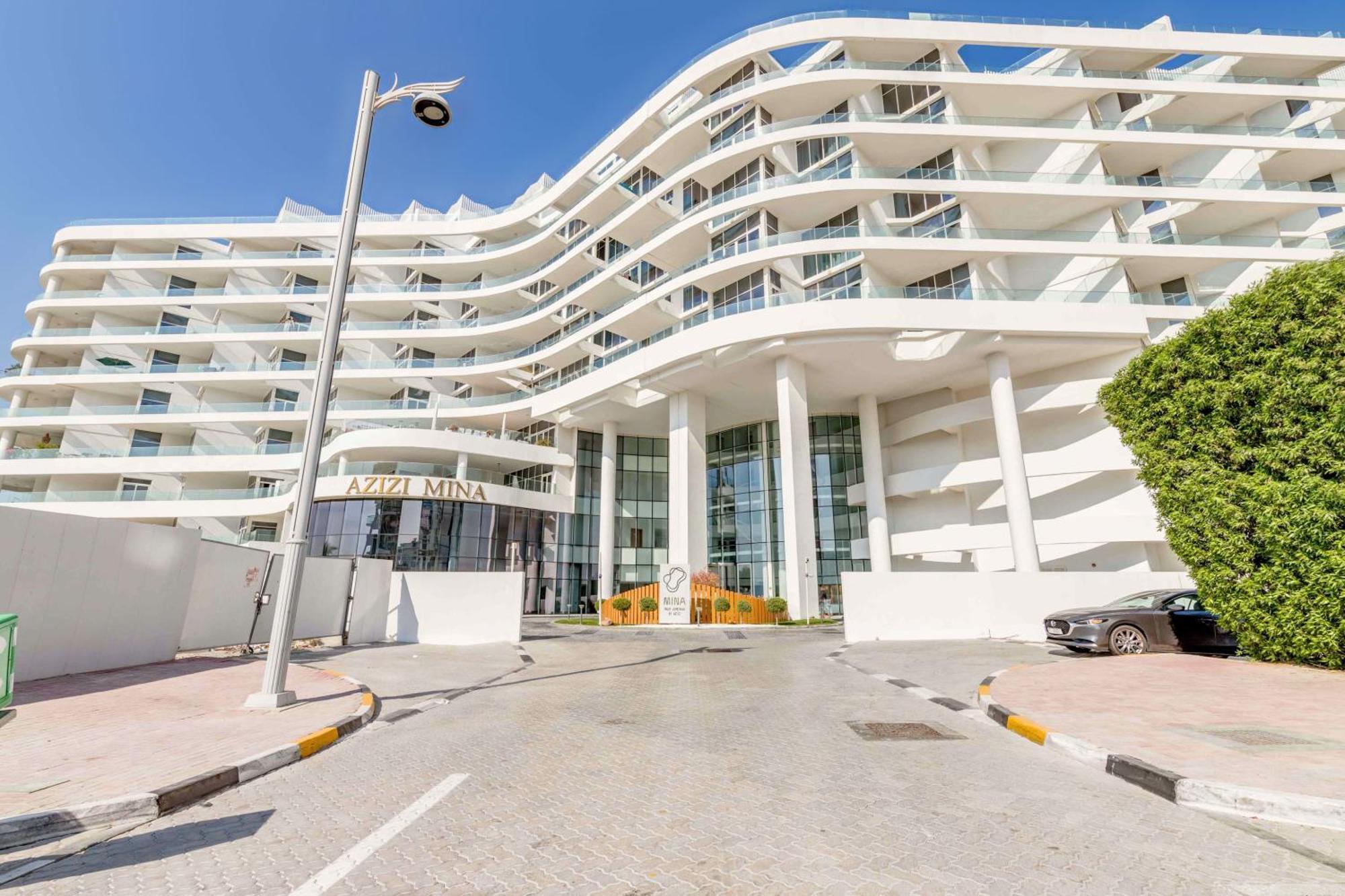דובאי Luxury Azizi Mina Beachfront Apartments מראה חיצוני תמונה
