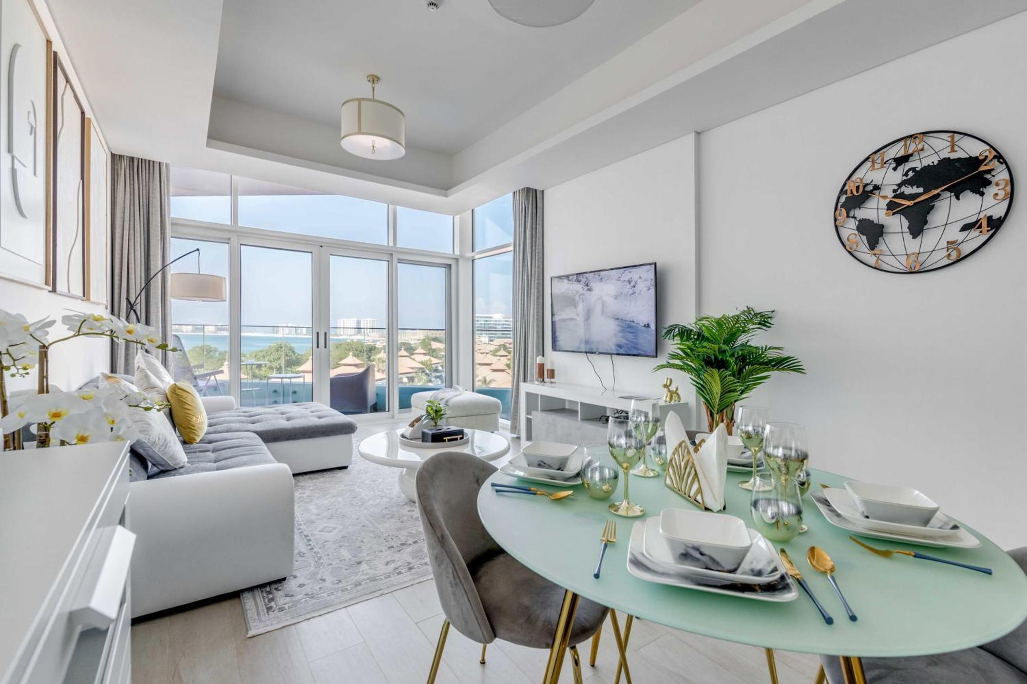דובאי Luxury Azizi Mina Beachfront Apartments מראה חיצוני תמונה