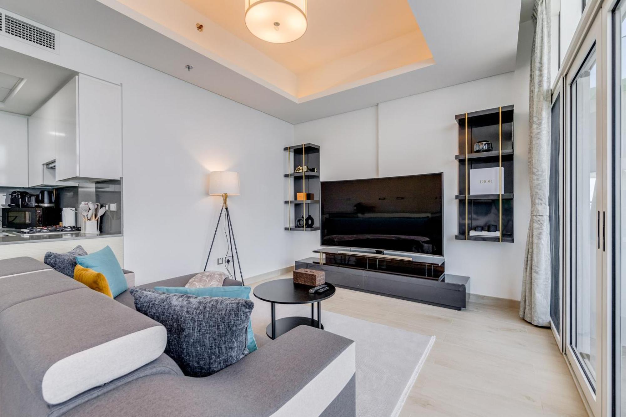 דובאי Luxury Azizi Mina Beachfront Apartments מראה חיצוני תמונה