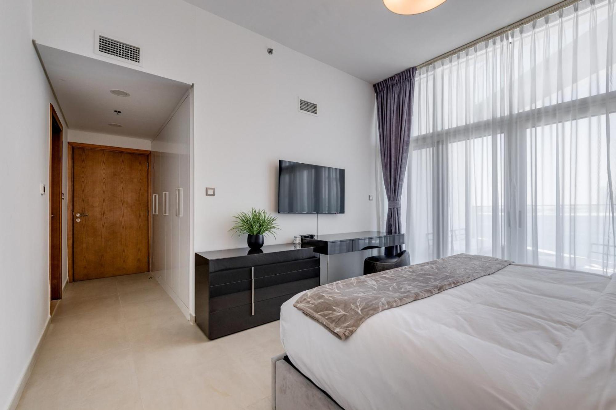 דובאי Luxury Azizi Mina Beachfront Apartments מראה חיצוני תמונה