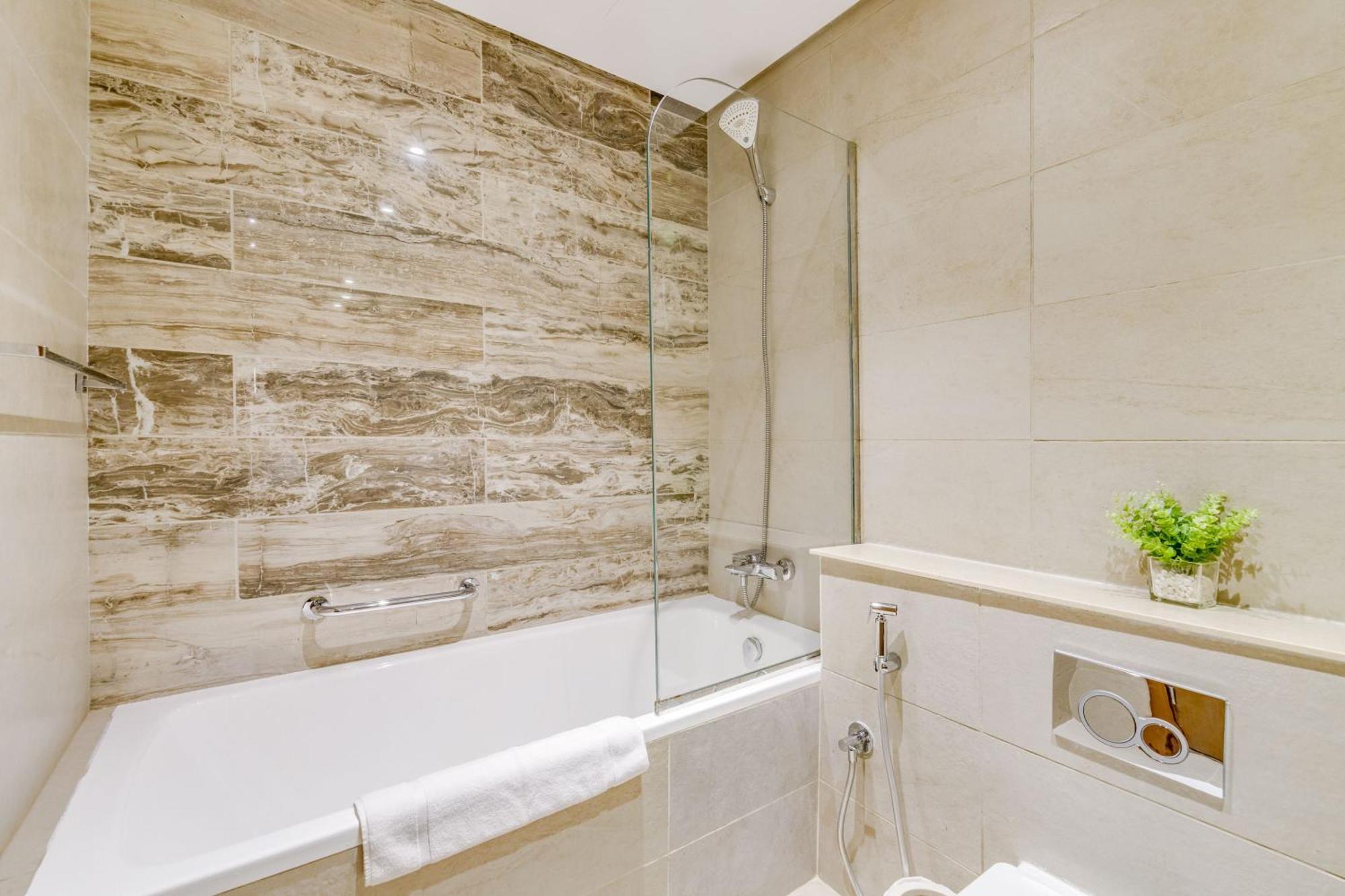 דובאי Luxury Azizi Mina Beachfront Apartments מראה חיצוני תמונה