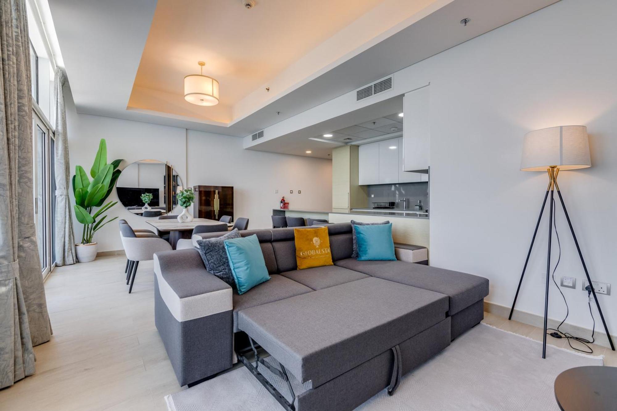 דובאי Luxury Azizi Mina Beachfront Apartments מראה חיצוני תמונה