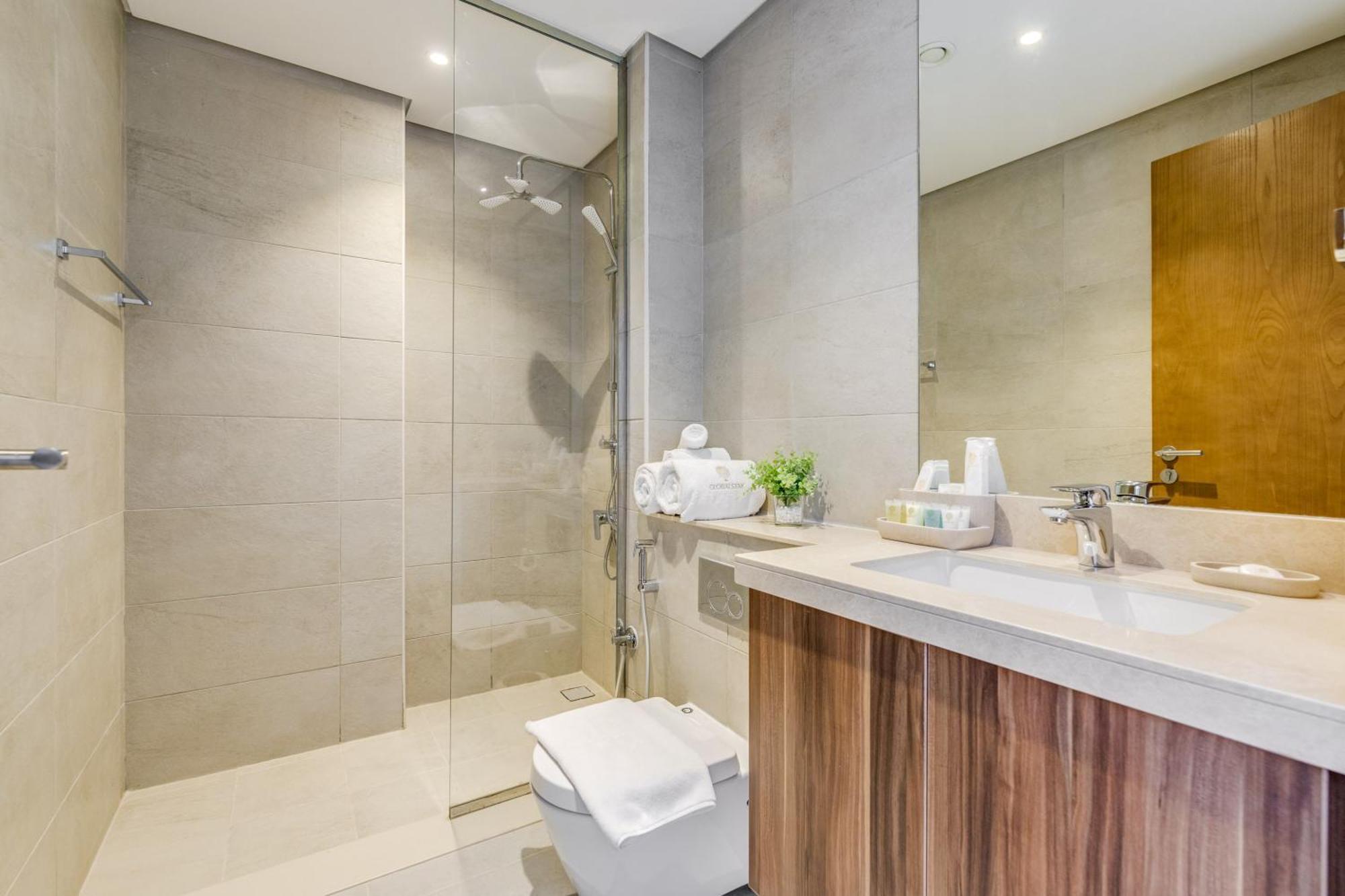 דובאי Luxury Azizi Mina Beachfront Apartments מראה חיצוני תמונה